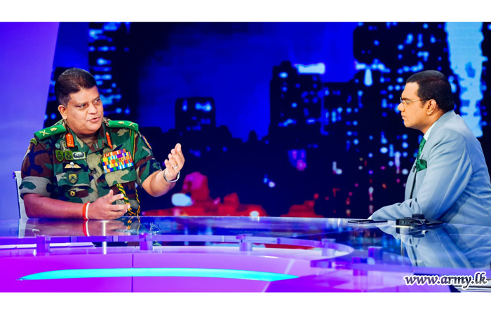 ‘Get Real’ Gets Real Facts from Lt Gen Shavendra Silva in ‘Derana’ TV