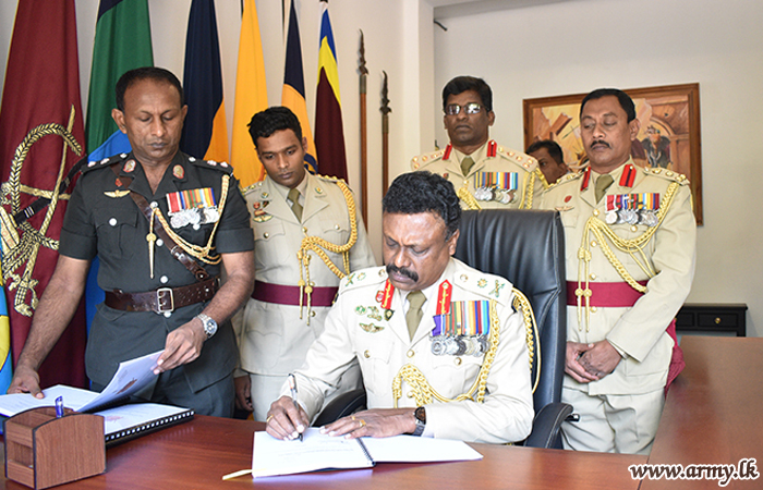வன்னி பாதுகாப்பு படைத் தலைமையகத்திற்கு புதிய  தளபதி  பதவியேற்பு