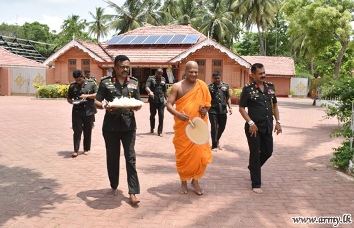 புதிய வன்னி தளபதி மத ஆசீர்வாதங்களைப் பெறுகிறார்