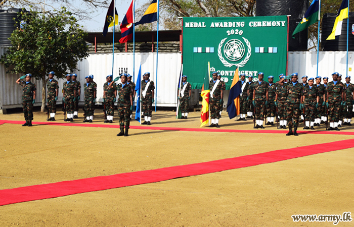 SLAMC Contingent in South Sudan Receives UN Commendation Medals