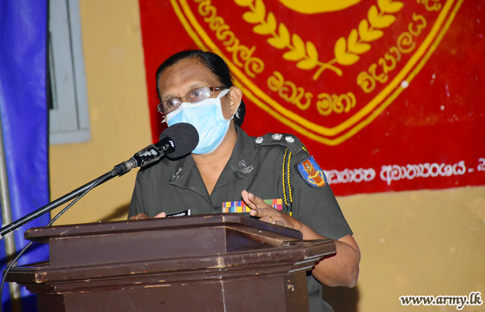 Lecture Motivates Troops Serving in Kahagolla Camp