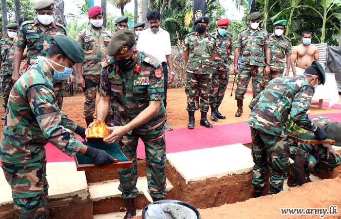 Foundation Laid for One More New House for a Deserving Family in Jaffna