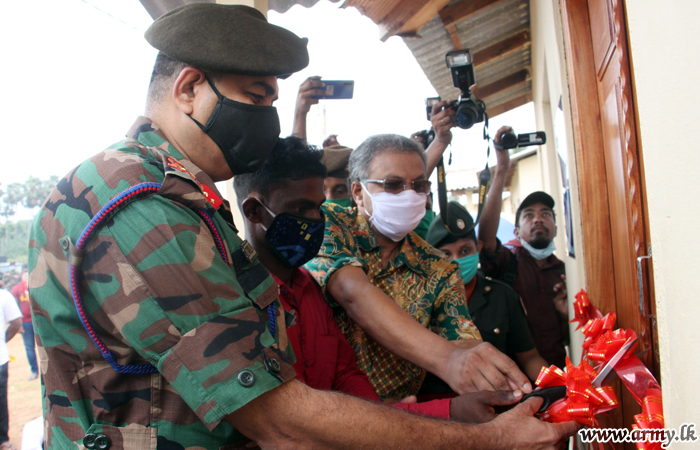 One More New House, Built by Jaffna Troops Gifted to a Needy Family 
