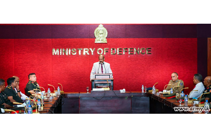 Secretary Defence Addresses Army Brigade Commanders 