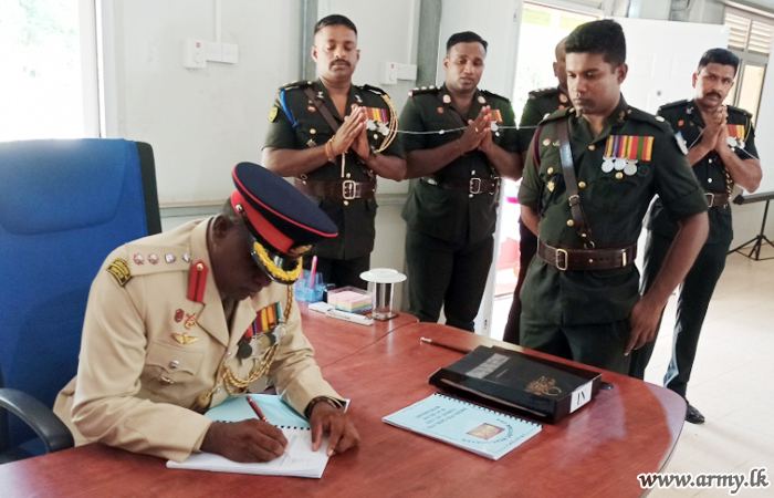 643 ஆவது பிரிகேட்  புதிய தளபதியின் கடமை பொறுப்பேற்கும் நிகழ்வு 
