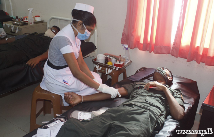 Over 70 Army Personnel Help Save Lives of Kilinochchi Patients