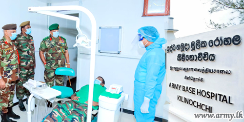 Well-Equipped New Army Base Hospital Gifted to Kilinochchi Troops   