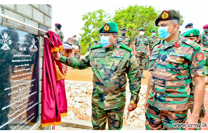 First Man-made ‘Ravindu Wapi’ Tank & Gymnasium in Palali Army Cantonment Vested in Jaffna Troops 