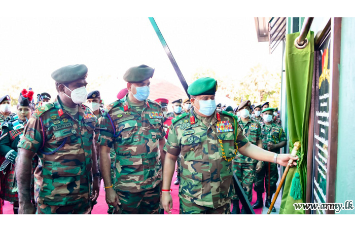 55 Division Creates History Inviting First Army Commander to Open All Rank New Indoor Gymnasium  