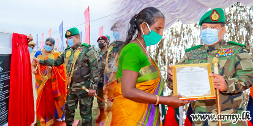Army Efforts a “Symbol of National Unity,” Says Northern Governor Opening New Punkuduthivu Homes     