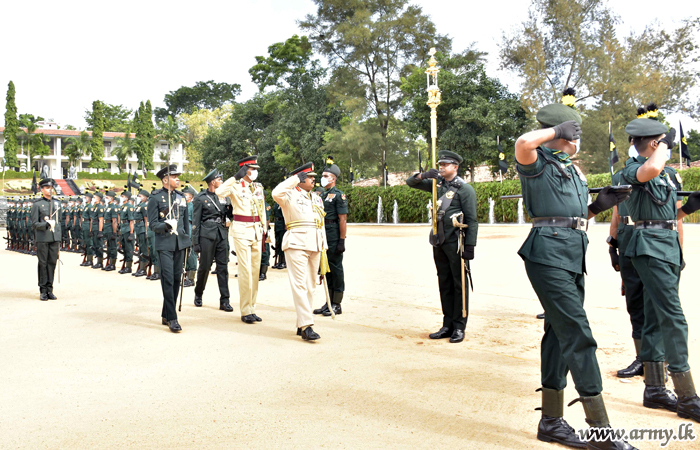 SLSR Regimental HQ in Formal Ceremony Lauds Services of Retiring Senior Officer