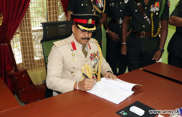 Brig Vipula Ihalage, New Commandant at MSTS