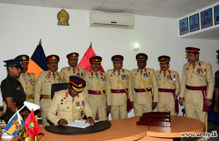 மேஜர் ஜெனரல் சம்பத் கொடுவேகொட புதிய கிளிநொச்சி பாதுகாப்பு தளபதியாக பதவியேற்பு