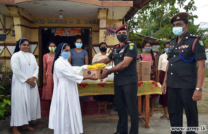 යුද්ධ හමුදා සාමාජිකයින්ගේ මුලිකත්වයෙන් වියළි සළාක පරිත්‍යාගයක්