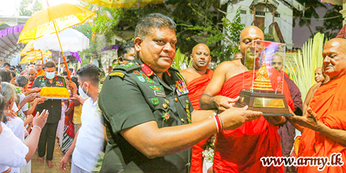 කොවිඩ් - 19 වෛරසය මැඩලීම වෙනුවෙන් සහ වන්නි ප්‍රදේශයේ අත්කරගත් ජයග්‍රහණ සබැඳිව යුද්ධ හමුදාධිපතිතුමන්ට පැසසුම් 