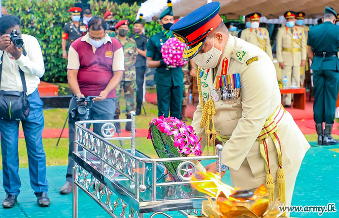 Fallen Brave 'Lions' Brought to Memory with Bereaving NOK at Ambepussa SLSR Regimental HQ 