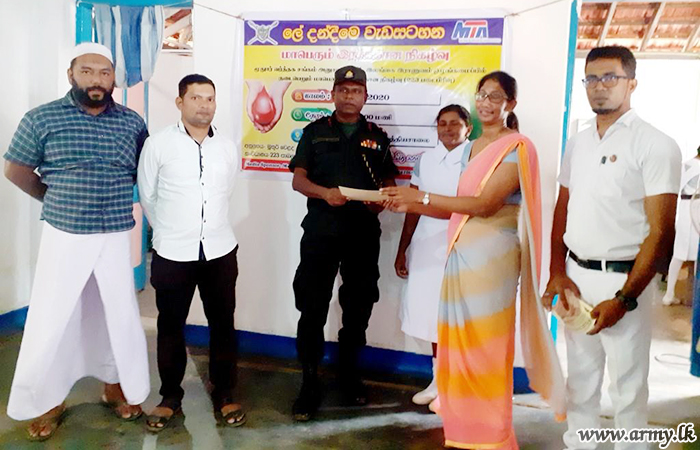 69 ஆவது படையினரால் இரத்த தானம் வழங்கல்