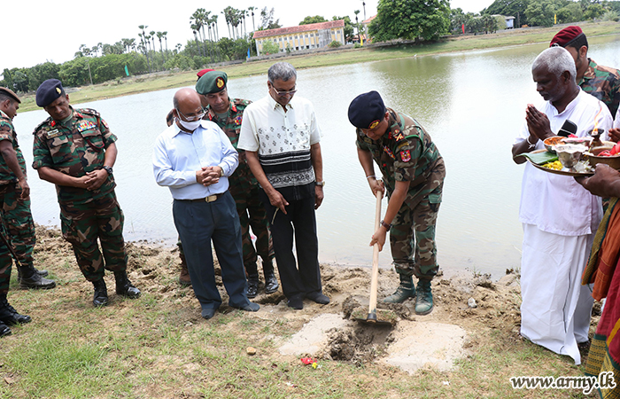 යාපනය වඩුකෝඩෙයි බටහිර ප්‍රදේශයේ පිහිටි ‘උප්පු වජාල්’ ගොවිජන වැවෙහි අළුත්වැඩියා කටයුතු ඇරඹෙයි