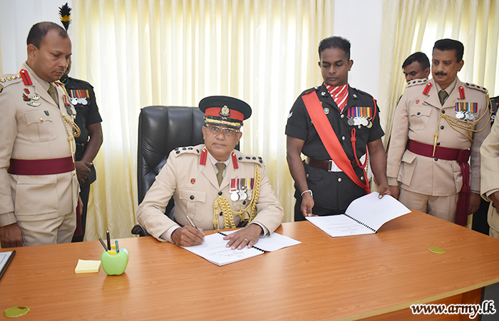 Brig. Kithsiri Liyanage, New 52 Division GOC Assumes Office