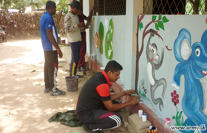 652 Brigade Troops Repair Pre-School Building  