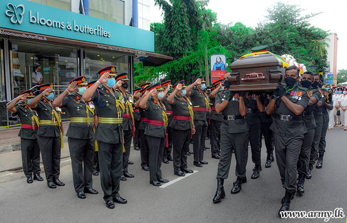 Late Major General S.V Panabokke  (Retd) amid Military Honours Laid to Rest