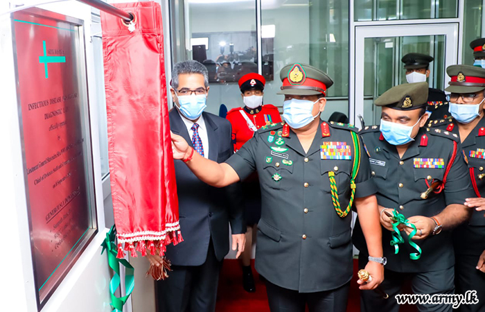 Colombo Army Hospital Strengthens National Efforts Opening Infectious Disease Molecular Diagnostic Laboratory