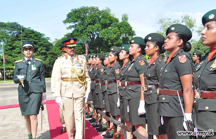 Retiring SLAWC Colonel Commandant Honoured in Military Salutes
