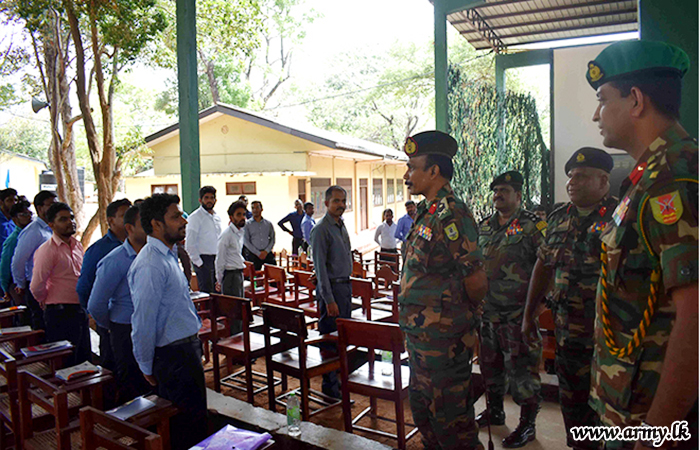 Commander SF-East Inspects Ongoing Graduate Orientation Project & FMA-East 