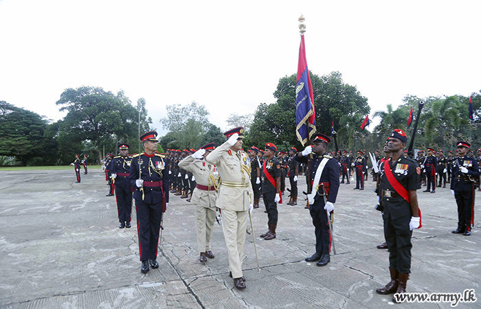 SLA's 132nd Regimental Day Parade Salutes its Colonel Commandant