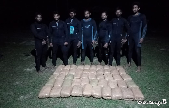 Troops in Mannar Apprehend More Cannabis