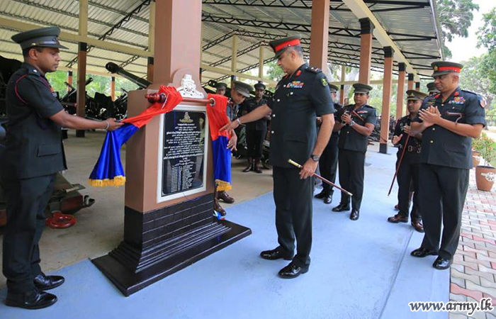 New ‘Gun Yard’ Provides Protective Shelter to Artillery Guns