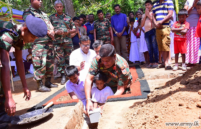 மத்திய பாதுகாப்பு  படையினரால் ஹல்தும்முல்லயில் புதிய நிர்மாணப் பணிகள் முன்னெடுப்பு