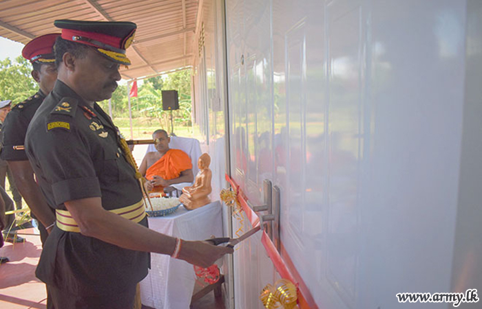 Newly-constructed ORs' Mess in 62 Division Headquarters Opened