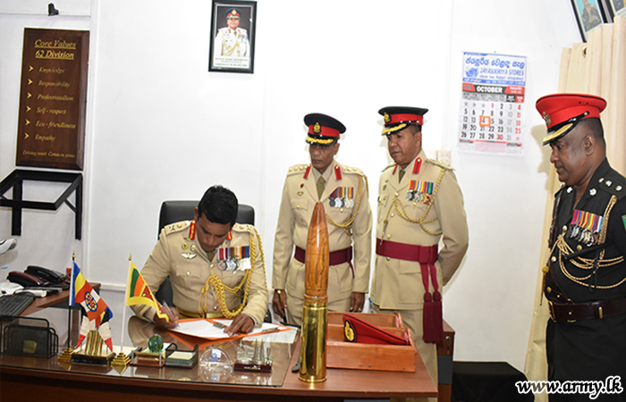 Newly-Promoted 62 Div GOC Felicitated on Arrival
