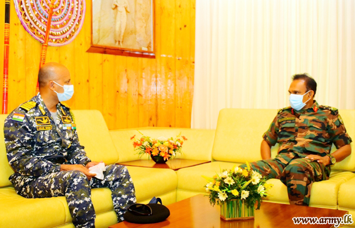 Indian Defence Advisor Pays Courtesy Call on East Commander