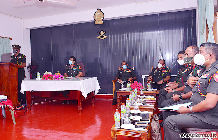 Commander Security Forces - Central Makes Field Visits to 121 Brigade & Its Under Command Battalions