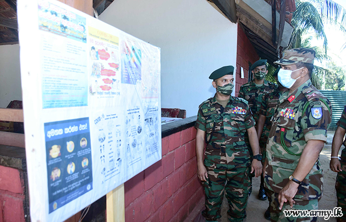 Commander Security Forces - Mullaitivu on Field Visit to 59 Division & Its Under Command Units