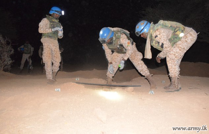 MINUSMA-based Sri Lankan Troops Praised for Recovery of IEDs along Main Roads