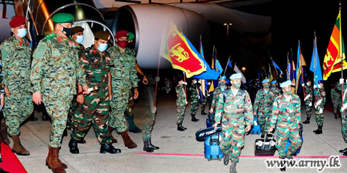 Commander at Airport to See First Team of 7th Army Contingent Off to South Sudan