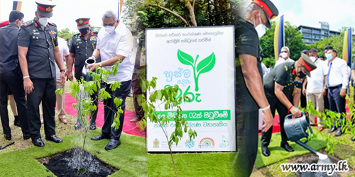 ‘හුස්ම දෙන තුරු’ ජාතික වැඩසටහන  ශ්‍රී ජයවර්ධනපුර යුද්ධ හමුදා මුලස්ථානය ආසන්නයේ පිහිටි ඇවිදින මංතීරුව අසලින් ආරම්භ වේ 