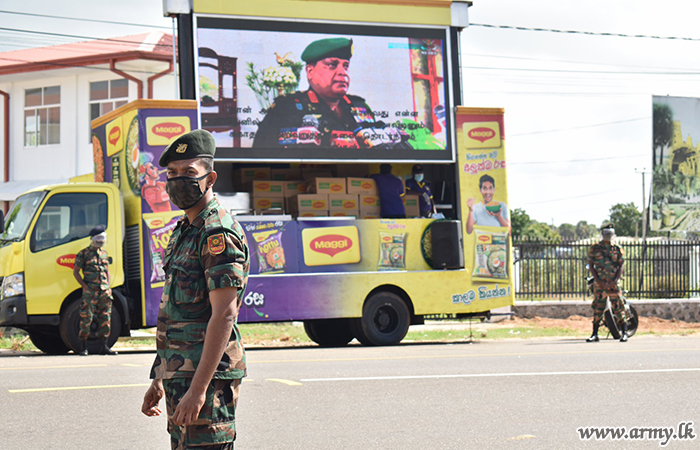 66 ஆவது படைப்பிரிவினரால் கொவிட்-19 தொடர்பான விழிப்புனர்வு திட்டம் 