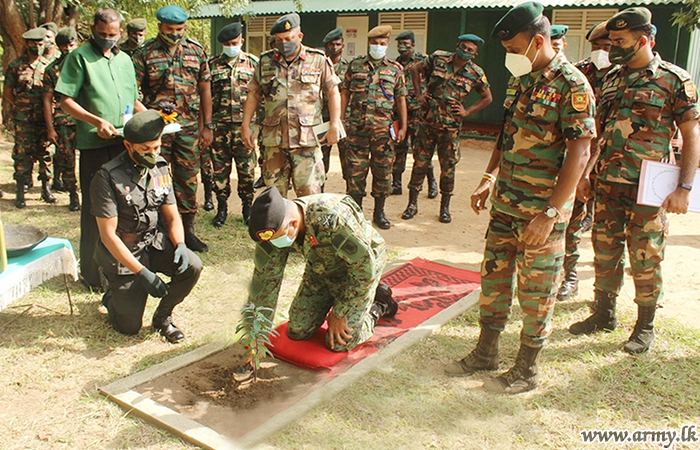 57 වන සේනාංකය යටතේ ස්ථාපිත සියලු කඳවුරු තුළ ‘හරිතාගාර’ ස්ථාපිත කරයි