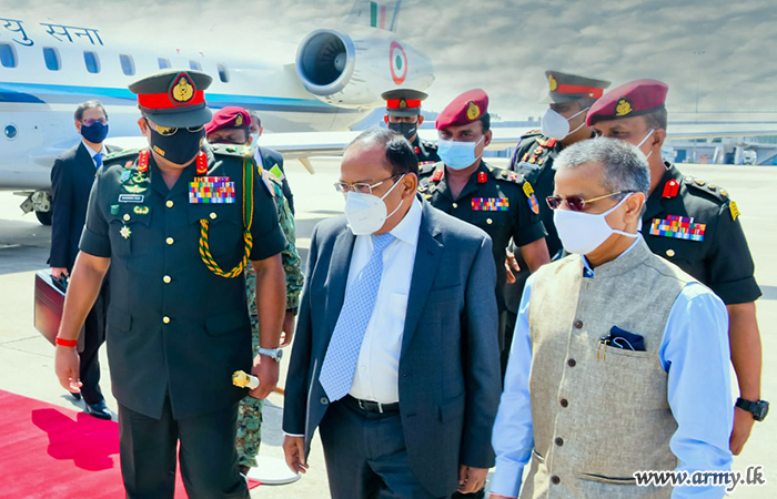 High Commissioner of India & Chief of Defence Staff Welcome India's National Security Adviser 