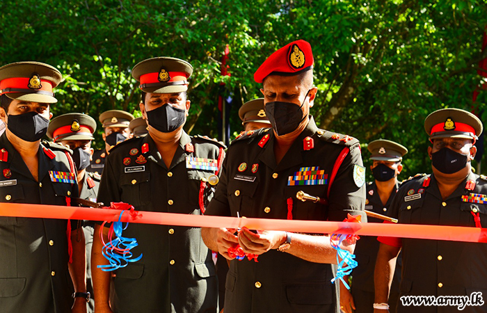 கிரிதலே இராணுவ பொலிஸ் பயிற்சி பாடசாலையின் புதிய கேட்போர் கூடம்  திறந்து வைப்பு 