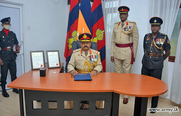 பொறியியலாளர் படைப்பிரிவின் முதல் புதிய தளபதி பதவியேற்பு 