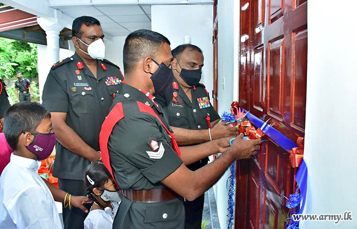 Colonel of the Regiment's Pioneering Efforts Complete Three More New Houses