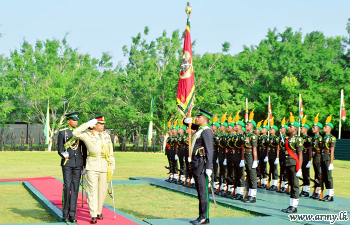 Three Newly-Promoted GR Senior Officers Extended Felicities at Regimental HQ