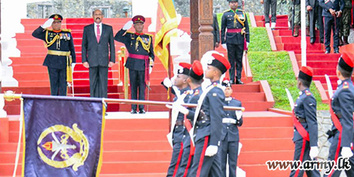 Secretary Defence as Chief Guest Awards President’s Commissions to SLMA-Groomed New Officer Cadets in Glittering Ceremony