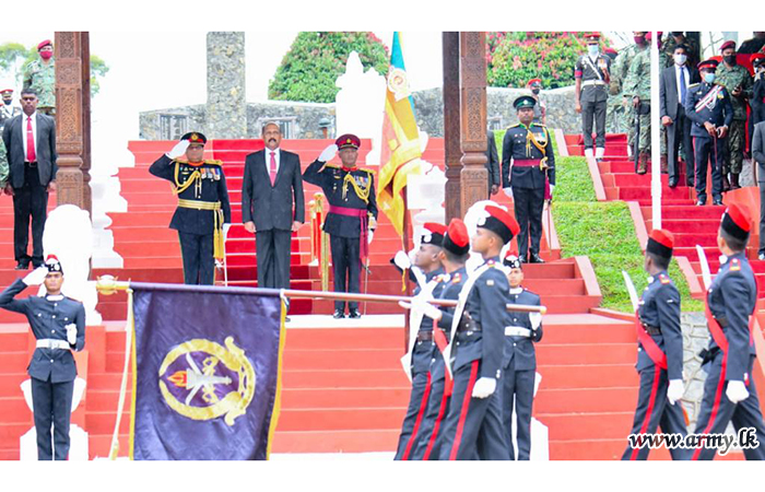 Secretary Defence as Chief Guest Awards President’s Commissions to SLMA-Groomed New Officer Cadets in Glittering Ceremony