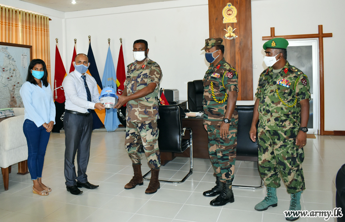 Appreciating 53 Div Troops' Role, Donor Gifts Head Covers & Face Masks 